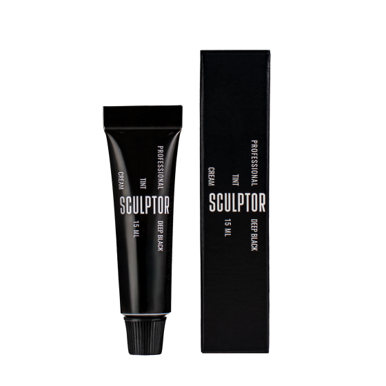 Tint for eyelashes, EYELASH TINT Black 15 ml, SCULPTOR
