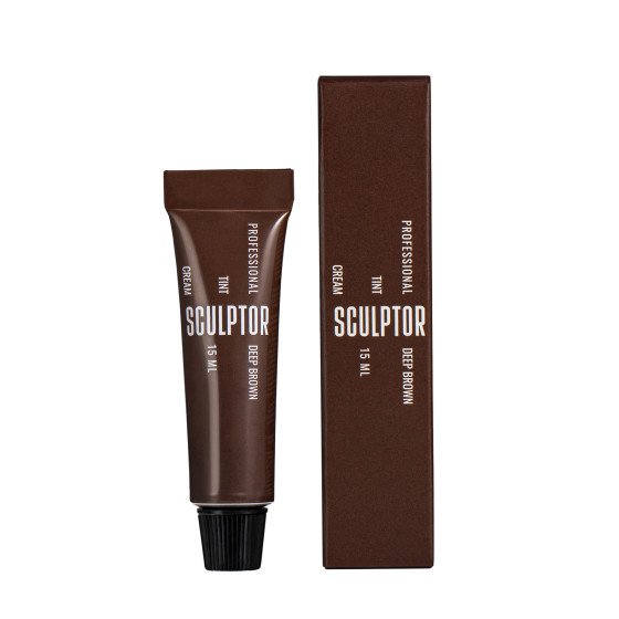 Tint for eyelashes, EYELASH TINT Brown 15 ml, SCULPTOR