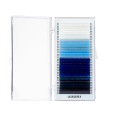 Eyelashes LASH&CASH, TANZANIT SHADES, mix 28 lines, SCULPTOR