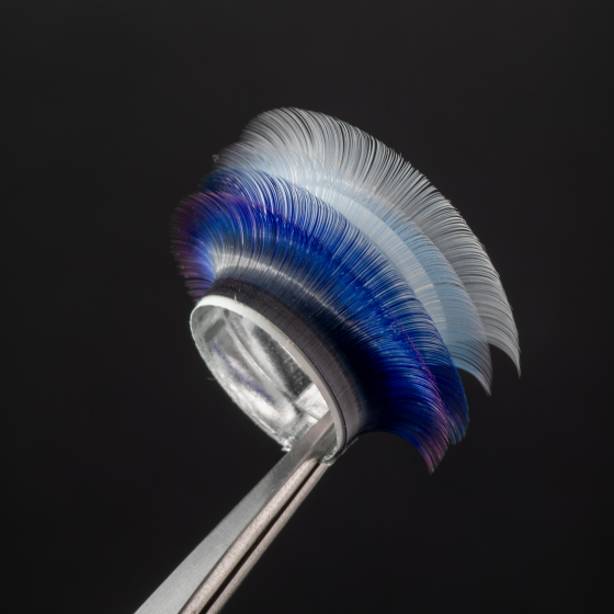 Eyelashes LASH&CASH, TANZANIT SHADES, mix 28 lines, SCULPTOR