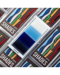 Eyelashes LASH&CASH, TANZANIT SHADES, mix 28 lines, SCULPTOR