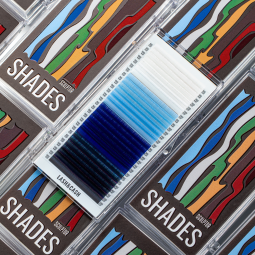 Eyelashes LASH&CASH, TANZANIT SHADES, mix 28 lines, SCULPTOR