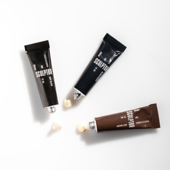 Tint for eyelashes, EYELASH TINT Bluish-Black 15 ml, SCULPTOR