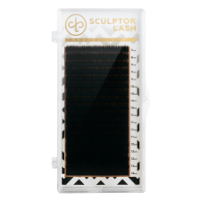 Вії dark brown GOLD, mix (7-14) 18 ліній, SCULPTOR