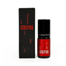 Eyelash Extension Adhesive TURBO, drying time 0.5–1 sec, 5 ml, SCULPTOR