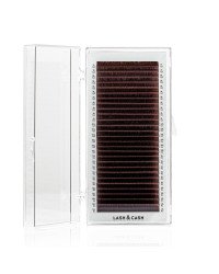 Eyelashes velvet brown LASH&CASH, mix 28 lines, SCULPTOR