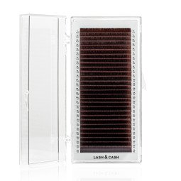 Ресницы velvet brown LASH&CASH, mix 28 ліній, SCULPTOR