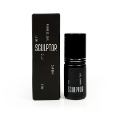 Клей для наращивания ресниц CARBON, скорость сцепки 0,5–1 сек., 5 ml, SCULPTOR
