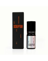 Eyelash Extension Adhesive FUSION, drying time 0.5–1 sec, 5 ml, SCULPTOR