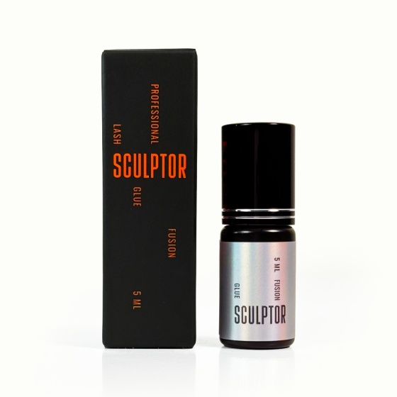 Eyelash Extension Adhesive FUSION, drying time 0.5–1 sec, 5 ml, SCULPTOR