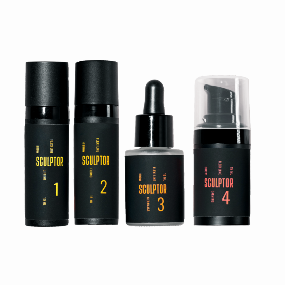 FLEXI LINE eyebrow complex 15ml, SCULPTOR: №1+№2 + care (№3+№4) as a gift