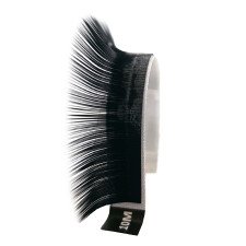 Вії чорні DIAMOND BLACK, окремі довжини 18 ліній, SCULPTOR