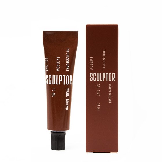 WARM BROWN Gel Brow Color 15 ml, SCULPTOR