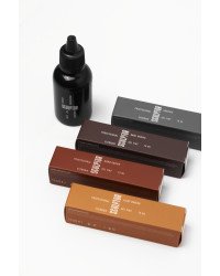 Eyebrow coloring set: 4 colors of gel paint 15 ml + oxidizer 3% 50 ml, SCULPTOR