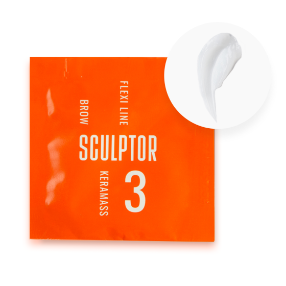 Deep restoration, FLEXI LINE BROW KERAMASS №3, 1.5ml, SCULPTOR