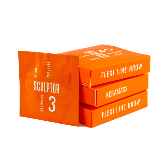 Deep restoration, FLEXI LINE BROW KERAMASS №3, 1.5ml, SCULPTOR