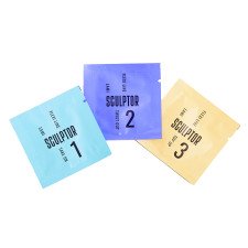  FLEXI LINE eyelash complex in a 1 ml sachet, SCULPTOR: №1 + №2 + care №3 as a gift