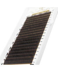 Вії dark brown GOLD, mix (5-7) 18 ліній, SCULPTOR