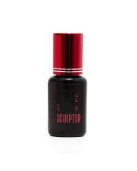 RED eyelash extension adhesive glue with 0.3 second dry time, час зчеплення 0,3-0,5 сек., 10ml, SCULPTOR