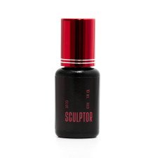 RED eyelash extension adhesive glue with 0.3 second dry time, час зчеплення 0,3-0,5 сек., 10ml, SCULPTOR