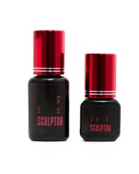 Клей для наращивания ресниц RED, время сцепления 0,3-0,5 сек., 5ml, SCULPTOR