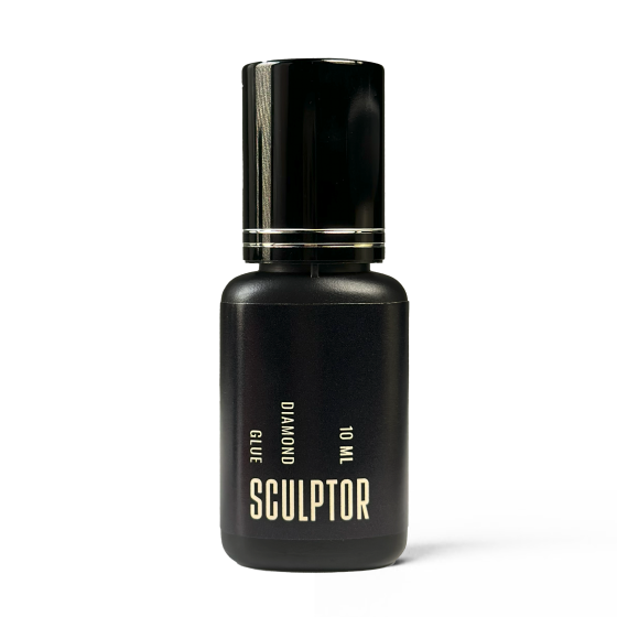 Glue for eyelash extensions DIAMOND, bonding time 0.3 - 0.5 sec, 10ml, SCULPTOR