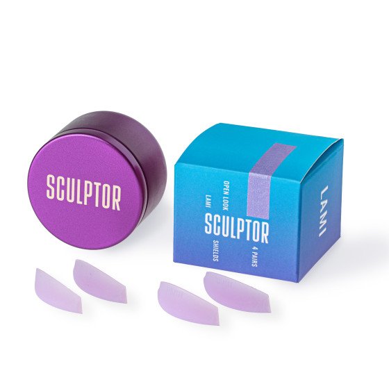 New set of lash lifting shields Open Look | Order a kit of silicone shields SCULPTOR, 4 sizes