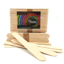 Disposable wooden spatulas, 150/17/2 mm, 50 pcs/pack