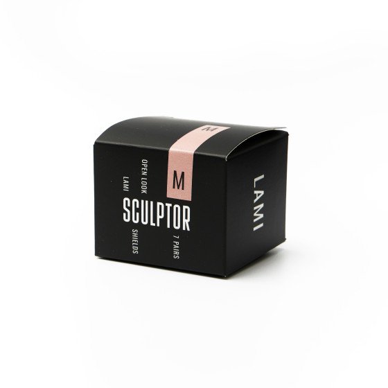 Open Look silicone eyelash shields in a set | Buy 7 pairs of SCULPTOR shields, size M