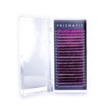 Вії 2T Violet PRIZMATIC, mix 20 ліній, SCULPTOR