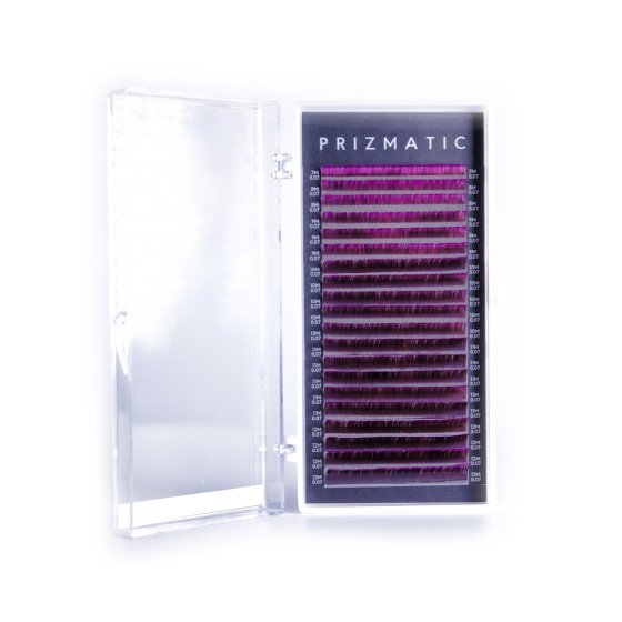 Вії 2T Violet PRIZMATIC, mix 20 ліній, SCULPTOR