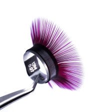 Вії 2T Violet PRIZMATIC, mix 20 ліній, SCULPTOR