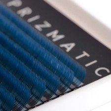 Ombre eyelashes 2T Blue PRIZMATIC, mix 20 ліній, SCULPTOR