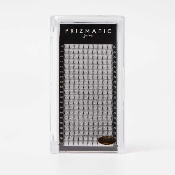 SCULPTOR PRIZMATIC pre-made fans  for lash extensions | Order a tray with a mix of popular lengths 8-14 mm