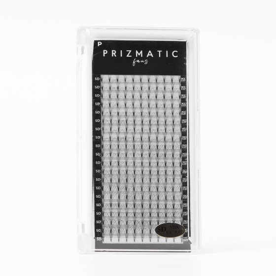 SCULPTOR PRIZMATIC pre-made fans  for lash extensions | Order a tray with a mix of popular lengths 8-14 mm