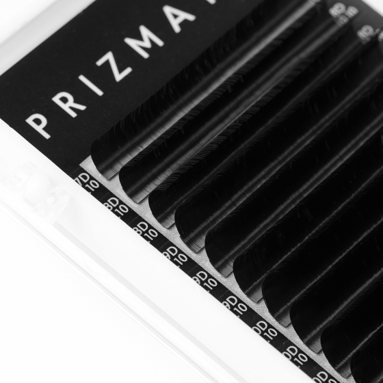 Вії чорні PRIZMATIC, mix 20 ліній, SCULPTOR