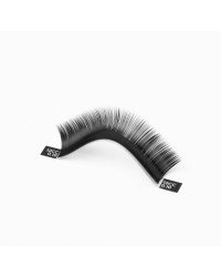 Black lashes for extensions SCULPTOR PRIZMATIC | Buy a tray with a mix of lengths 7-13 mm
