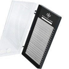 Вії чорні в пучках на стрічці, вигин D 20 ліній, SCULPTOR