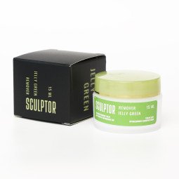Ремувер желе JELLY GREEN, 15ml, SCULPTOR