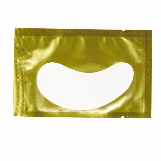 Патчі для ламінування та нарощування вій гідрогелеві, GOLD, 1 пара