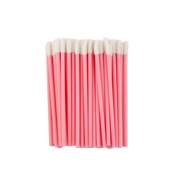 Макробраші-аплікатор PINK, 50шт в упаковці