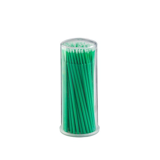 Мікробраші LIGHT GREEN, туба 100шт в упаковці