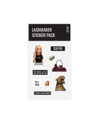 Sticker Pack LASHMAKER, SCULPTOR