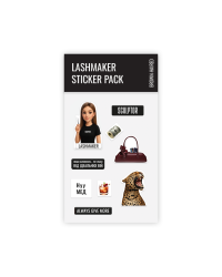 Sticker Pack LASHMAKER, SCULPTOR