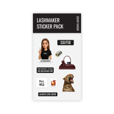 Sticker Pack LASHMAKER, SCULPTOR