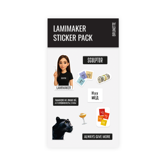 Sticker Pack LAMIMAKER, SCULPTOR