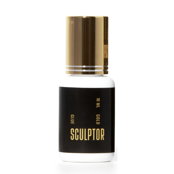 Eyelash extension glue Gold, 10ml, SCULPTOR