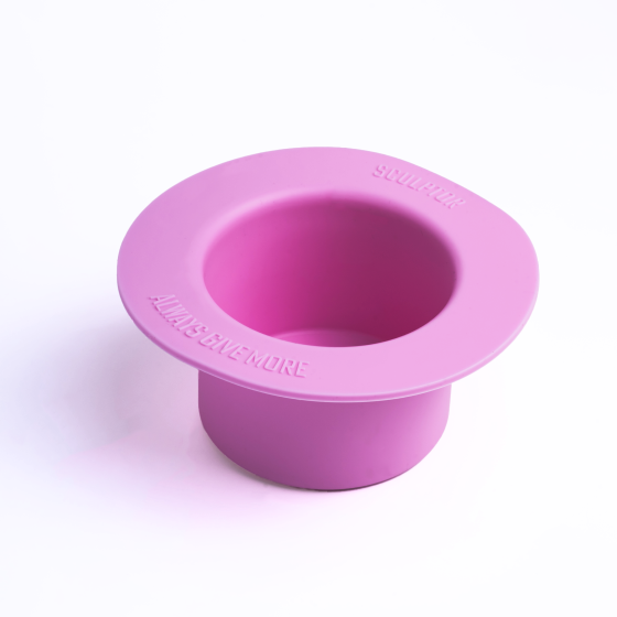 Silicon bowl for wax melter, SCULPTOR
